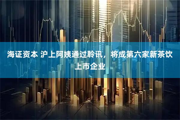 海证资本 沪上阿姨通过聆讯,将成第六家新茶饮上市企业